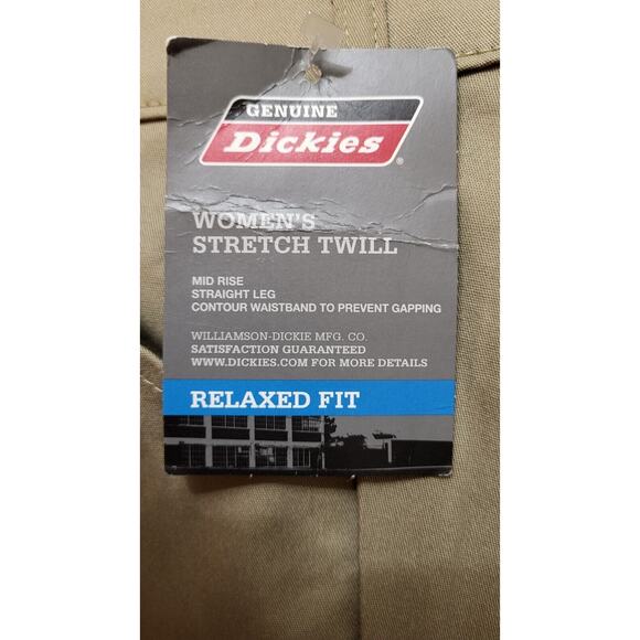 Woman Within Plus Size 18W Tall Khaki Beige Straight Leg Jeans Pants - Picture 10 of 14